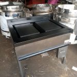 2 Plate Industrial Electric Stove with oven